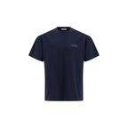 Blaues Baumwoll-T-Shirt