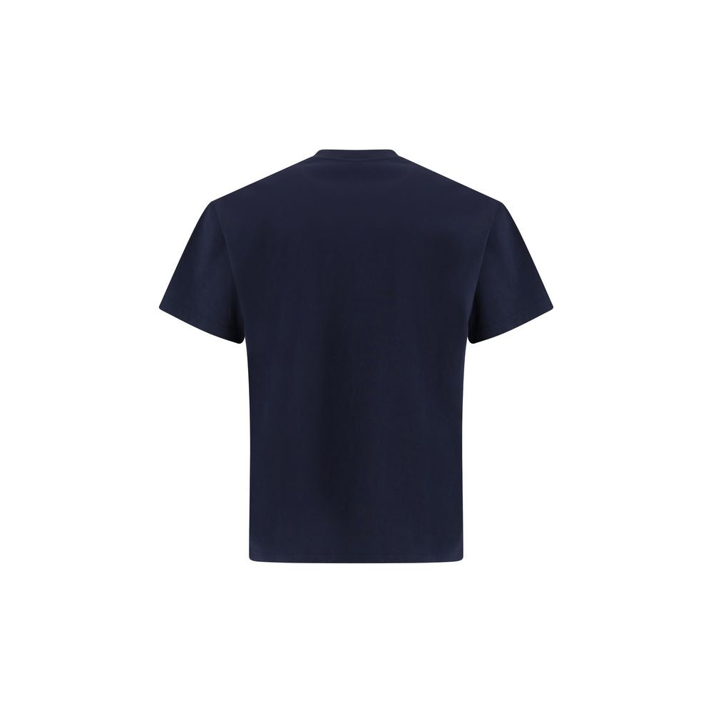 Blaues Baumwoll-T-Shirt