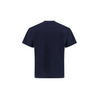 Blaues Baumwoll-T-Shirt