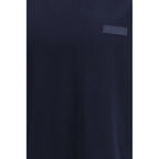 Blaues Baumwoll-T-Shirt