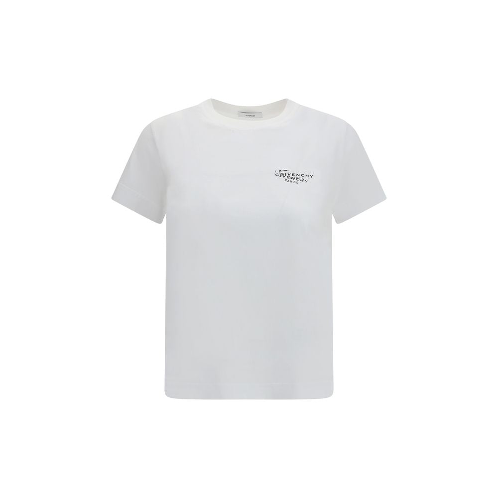 Weißes Baumwoll-T-Shirt