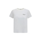 Weißes Baumwoll-T-Shirt