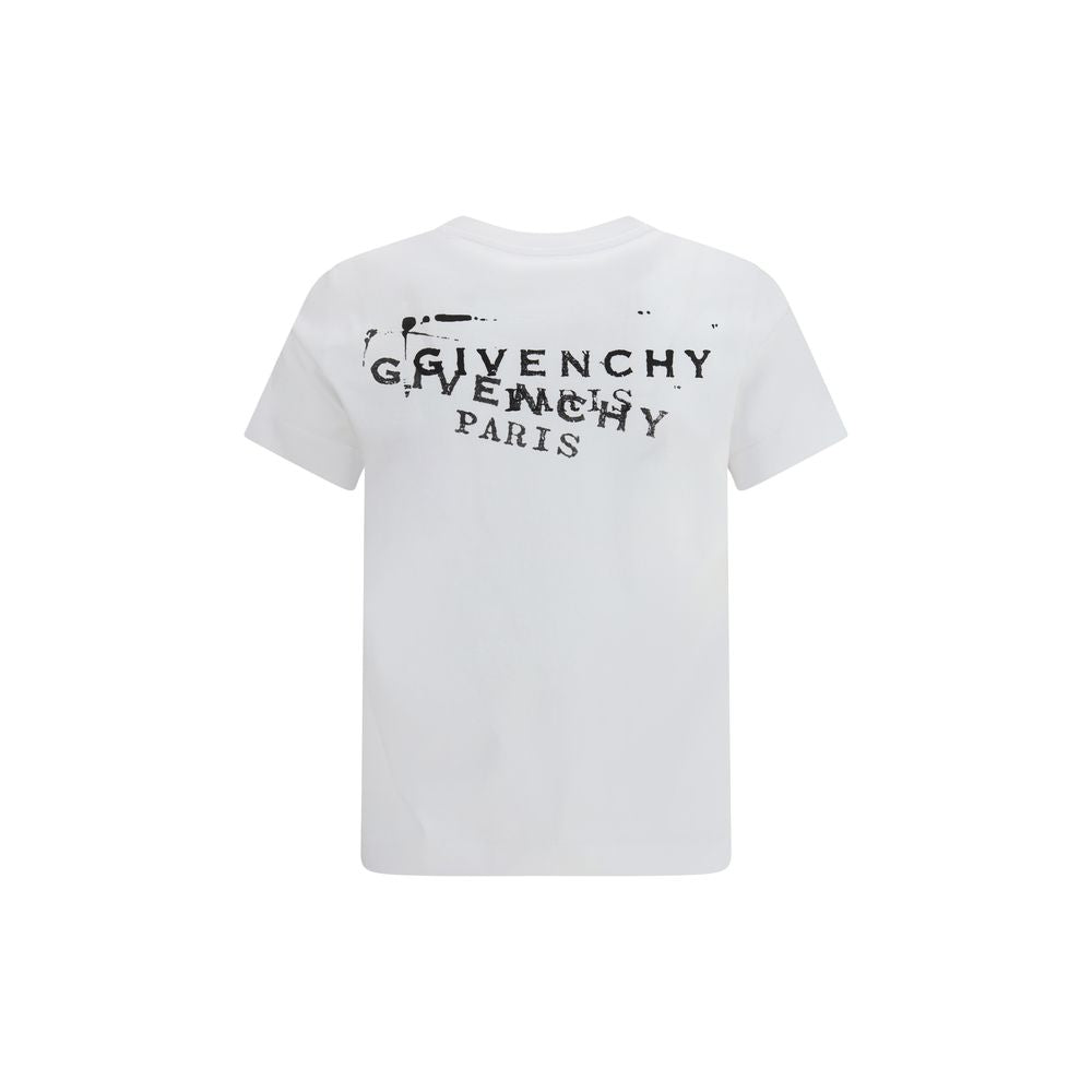 Weißes Baumwoll-T-Shirt
