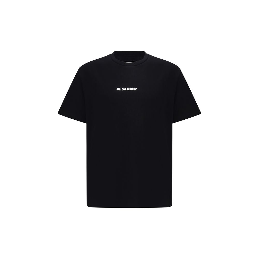 Schwarzes Baumwoll-T-Shirt