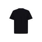 Schwarzes Baumwoll-T-Shirt