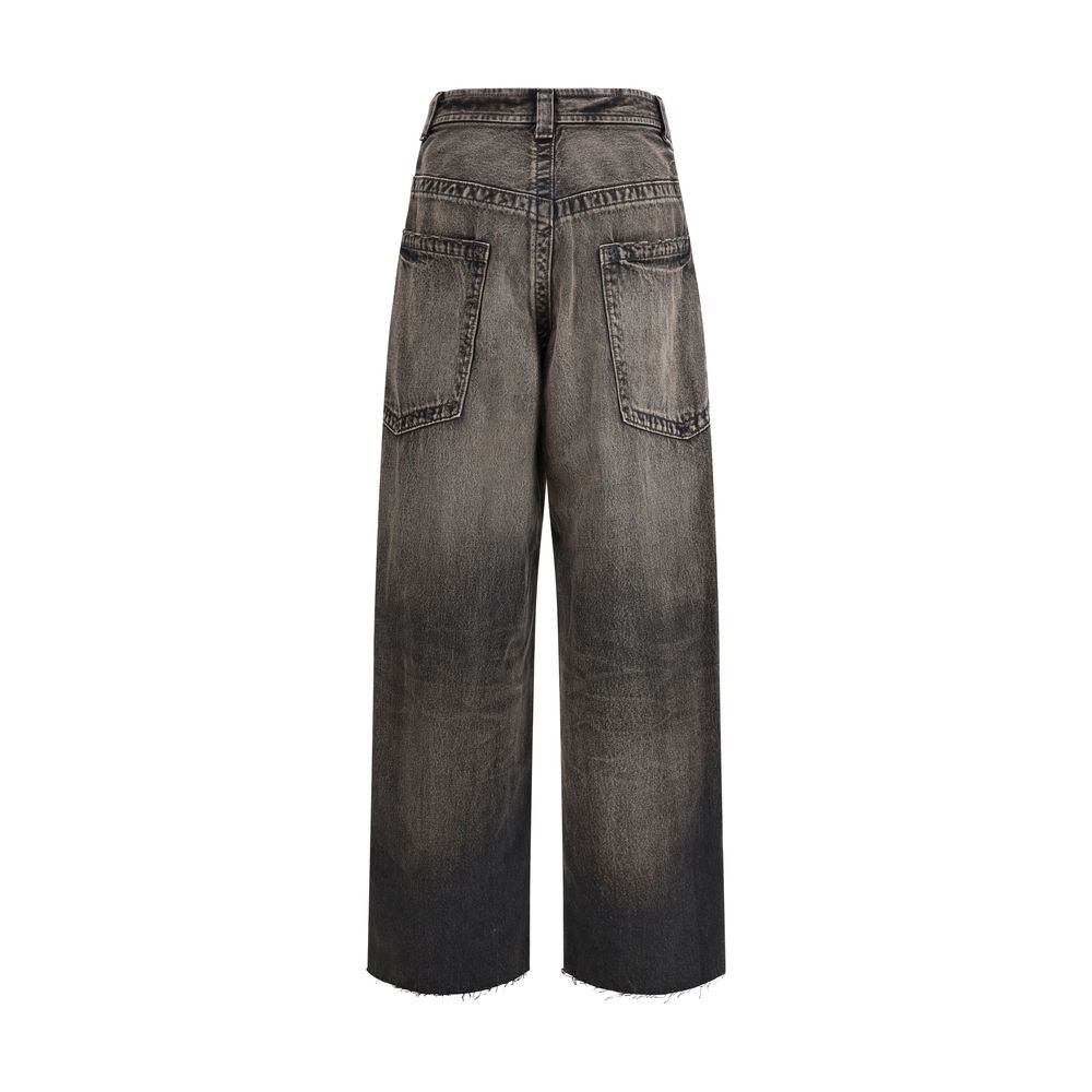 Black Cotton Jeans Denim