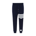 Blaue Freizeithose aus Baumwolle