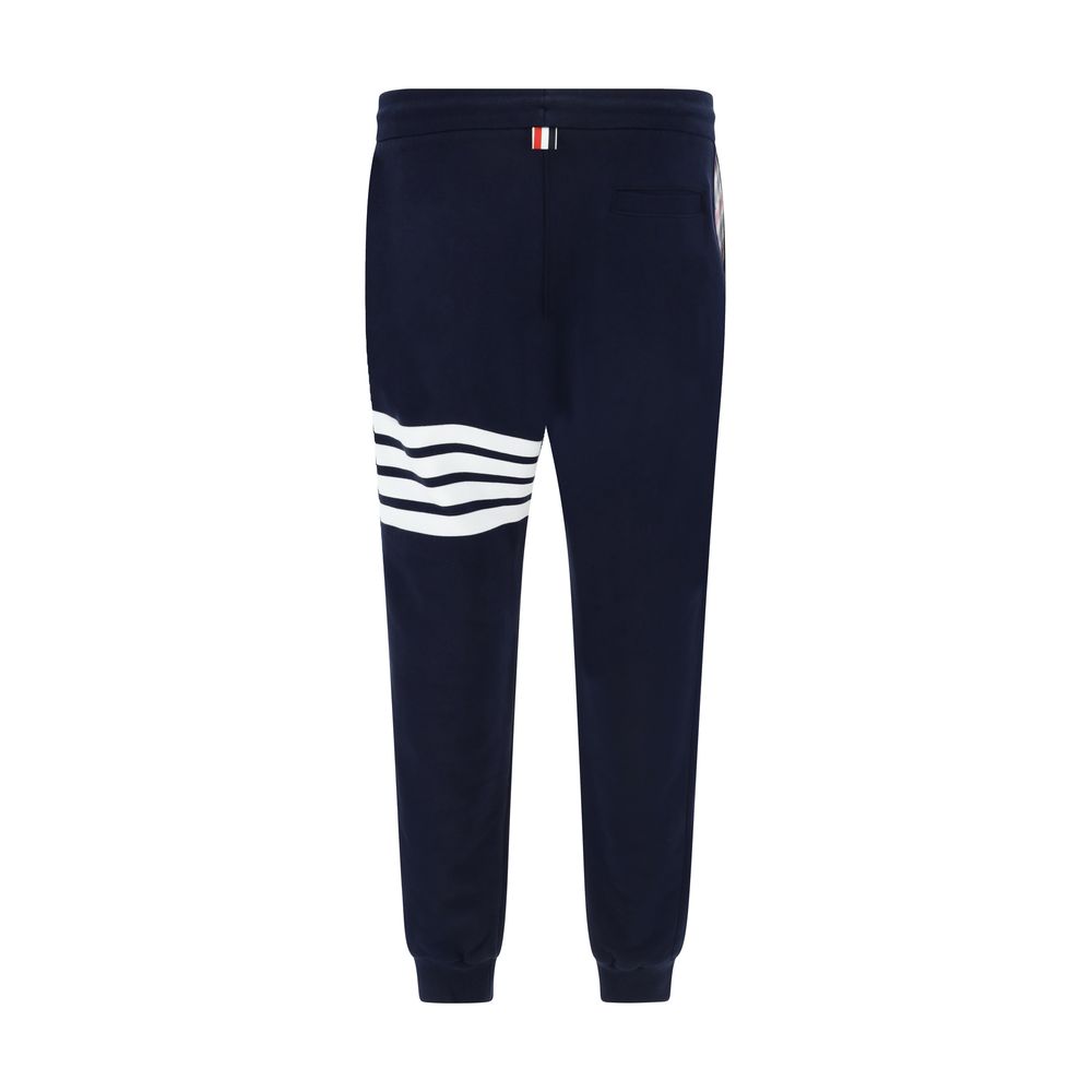 Blaue Freizeithose aus Baumwolle