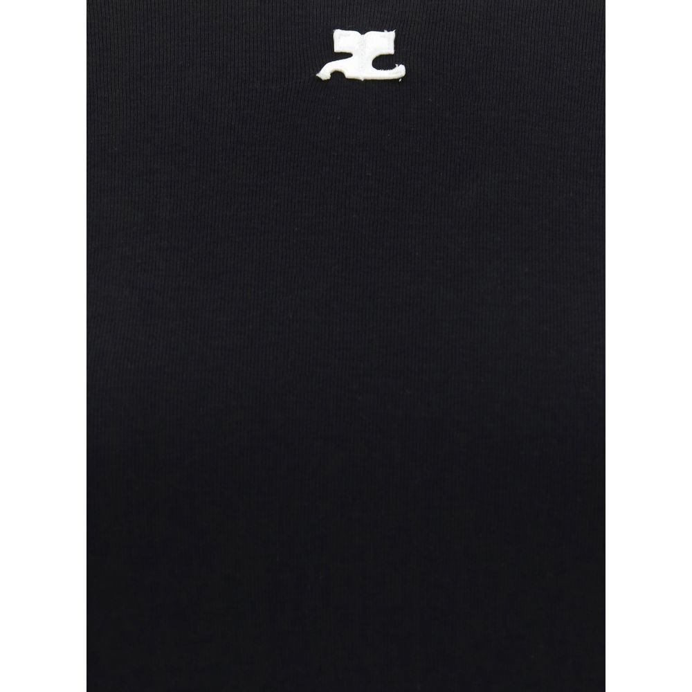Black Cotton T-Shirt