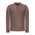 Braunes Baumwoll-Herren-Polohemd