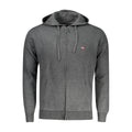 Grigio Poliammide Men's Cardigan
