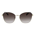 Goldene Metallsonnenbrille