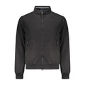 Schwarze Herrenjacke aus Baumwolle