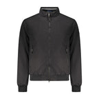 Schwarze Herrenjacke aus Baumwolle