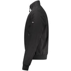 Schwarze Herrenjacke aus Baumwolle