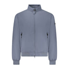 Blaue Baumwoll-Herrenjacke