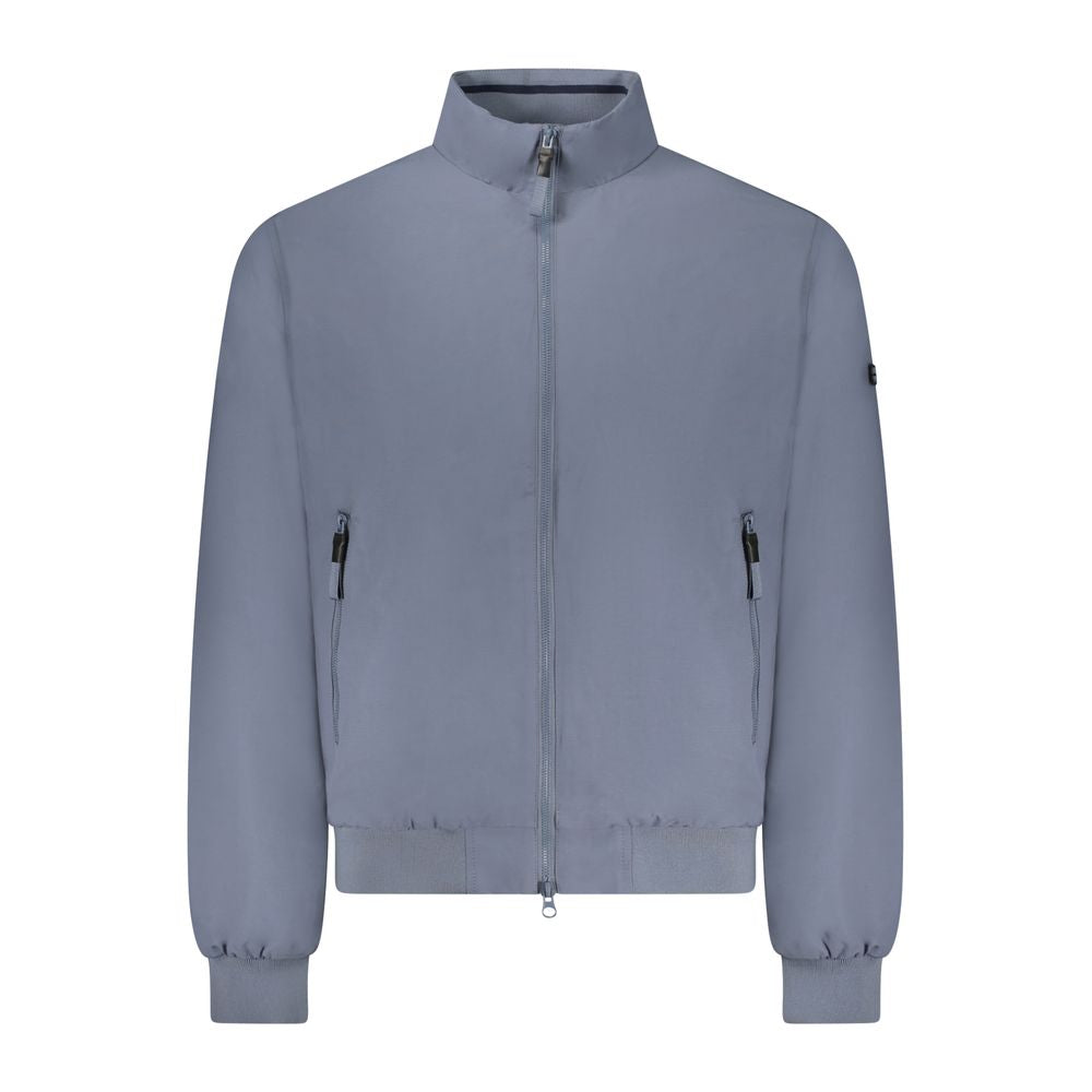 Blaue Baumwoll-Herrenjacke