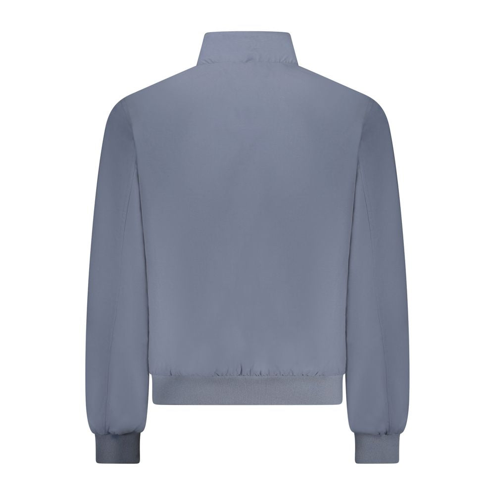 Blaue Baumwoll-Herrenjacke