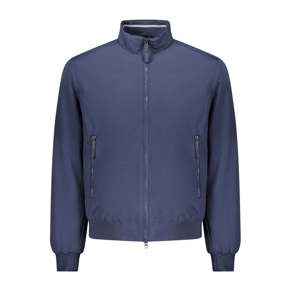 Blaue Baumwolljacke für Herren