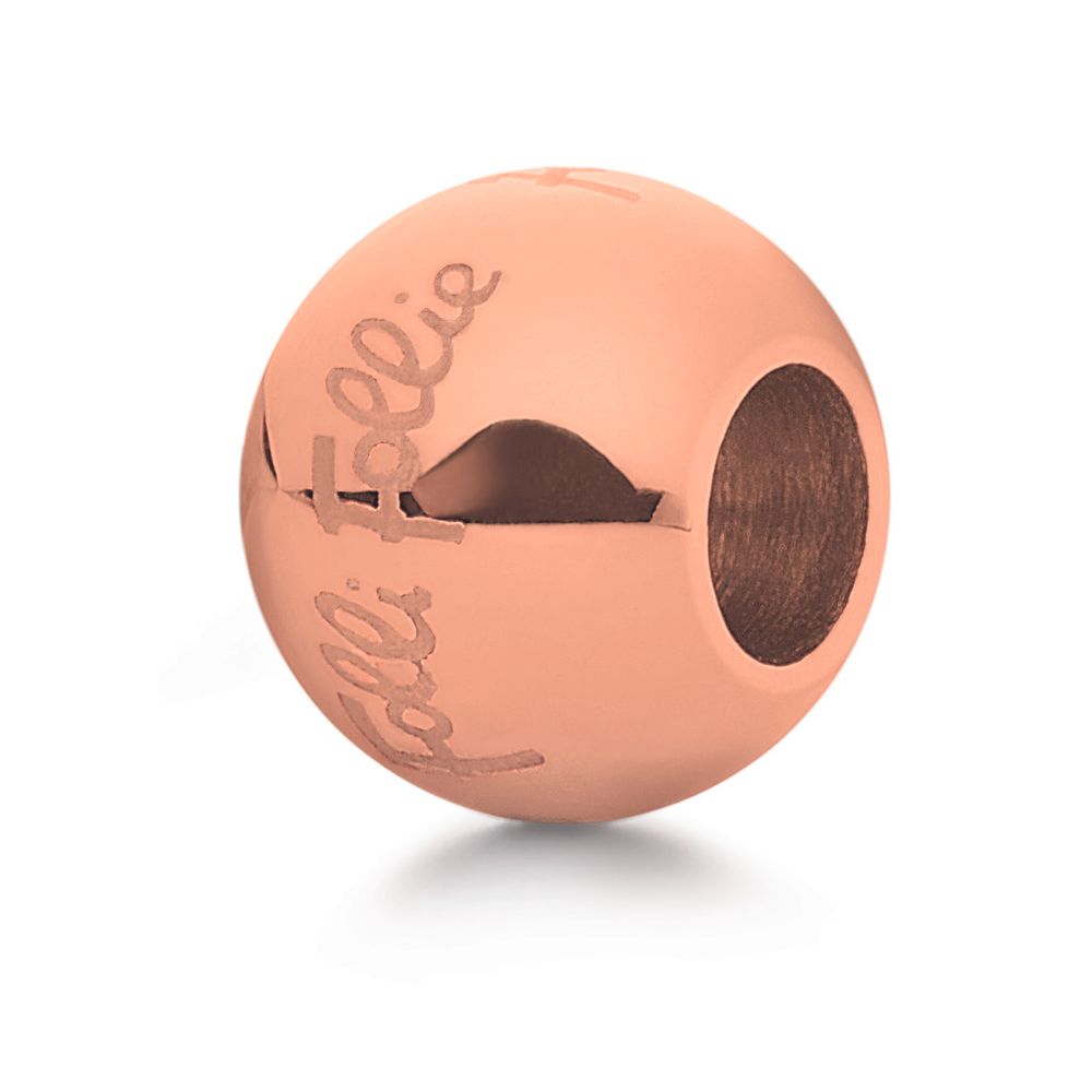 Brosche aus Roségold und Silber