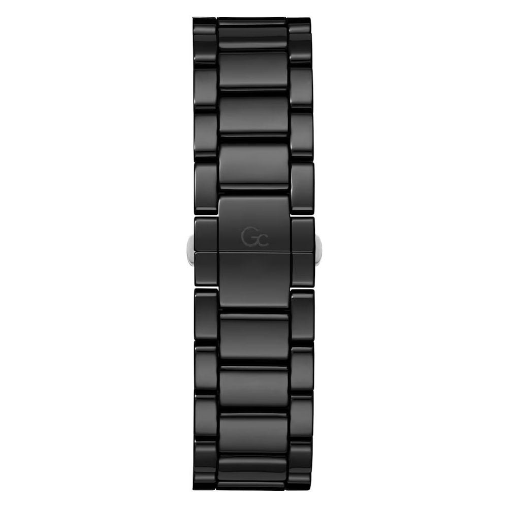 Orologio elegante in ceramica nera