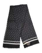 Black Crown Cashmere Neck Wrap Shawl Scarf