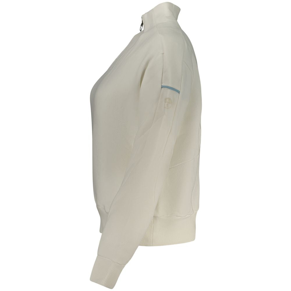 Bianco Cotton Women Sweatshirt