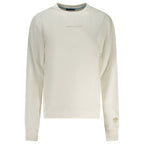 White Cotton Women Sweatshirt