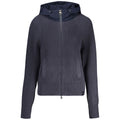 Blu Polyester Women Cardigan