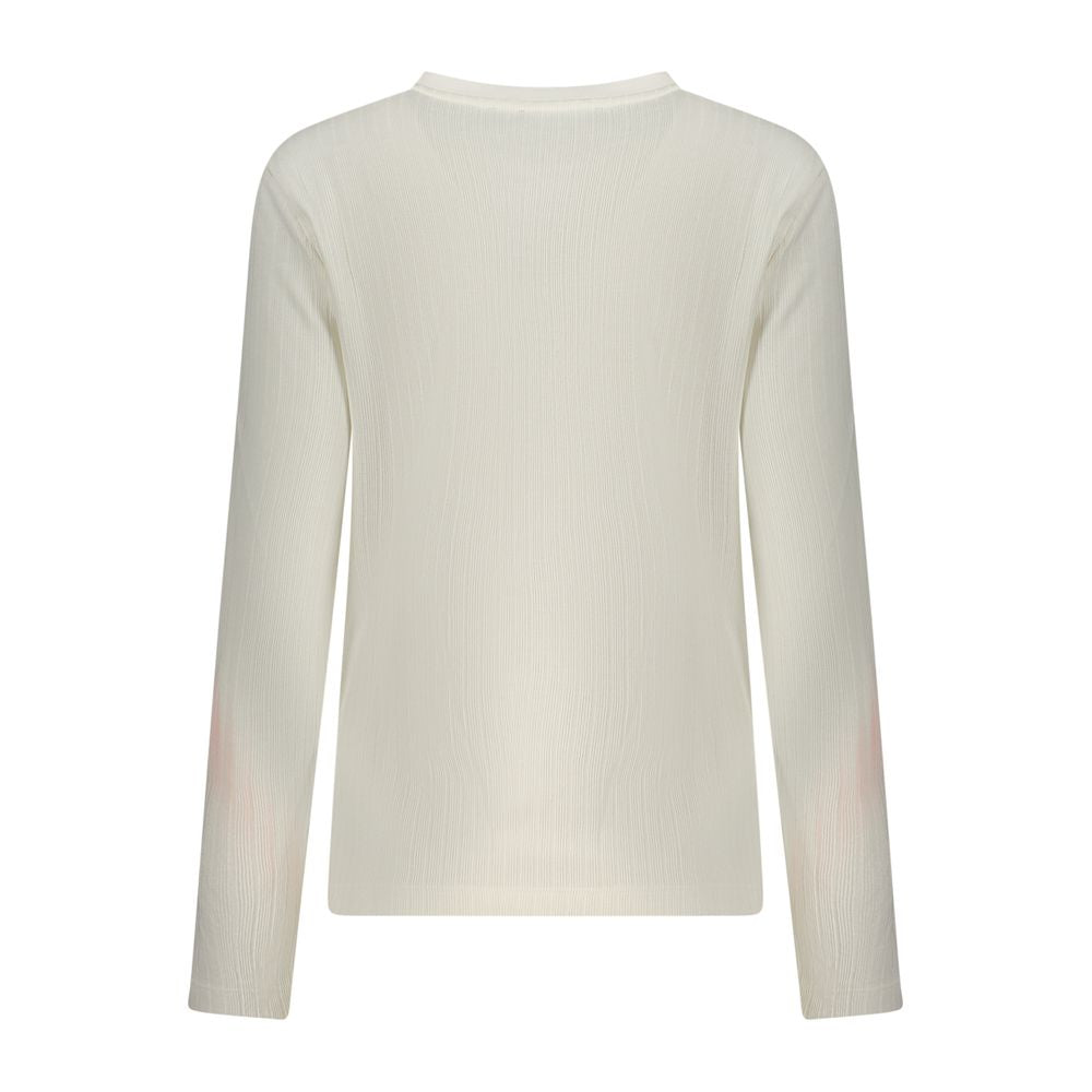 Weißer Polyester-Damenpullover
