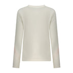 Weißer Polyester-Damenpullover