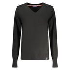 Schwarzer Polyamid-Damenpullover