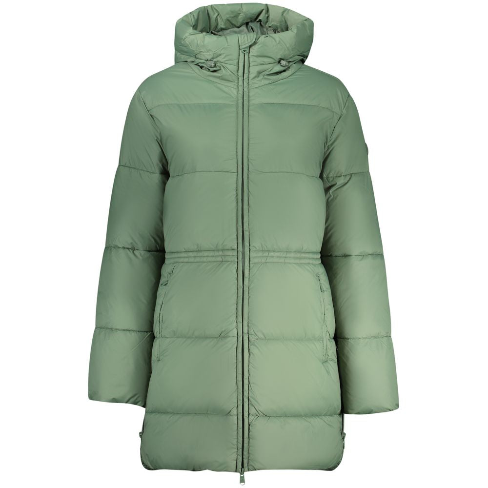 Green Polyester Women's Jacket