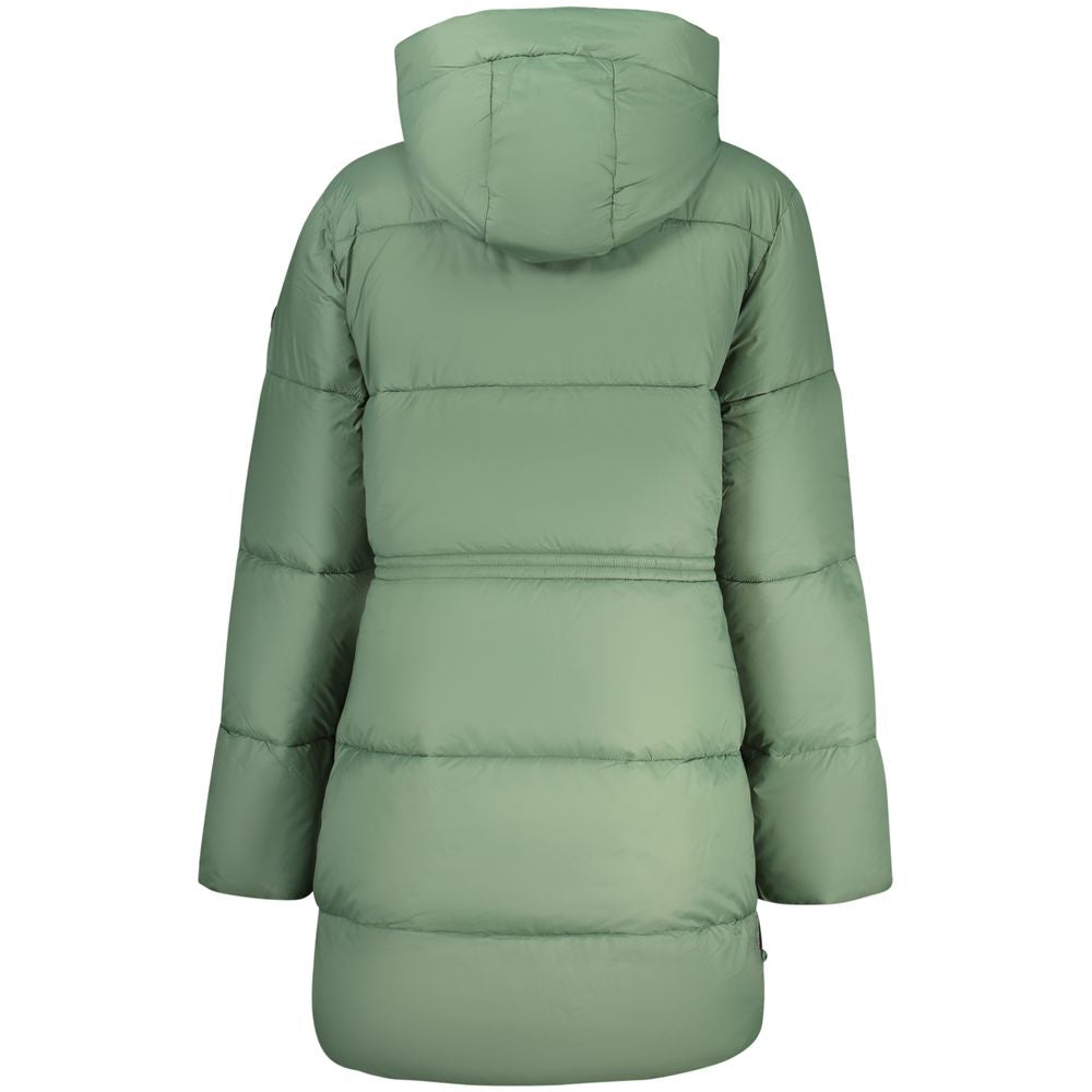Green Polyester Women's Jacket
