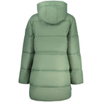 Green Polyester Women's Jacket