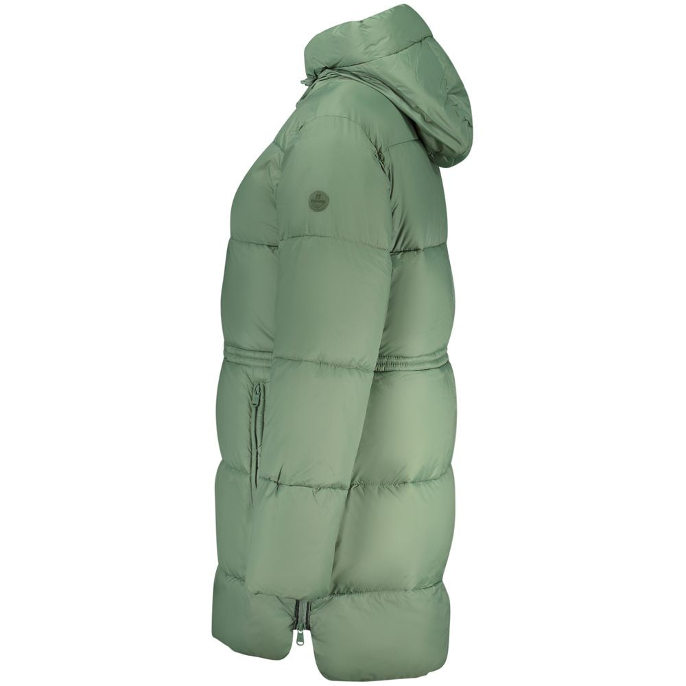 Green Polyester Women's Jacket