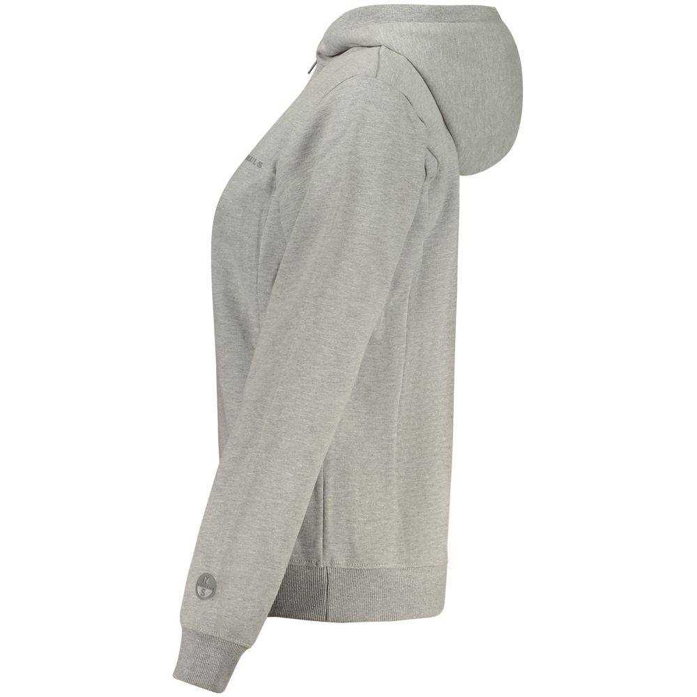 Damen-Kapuzenpullover Grau Cotton