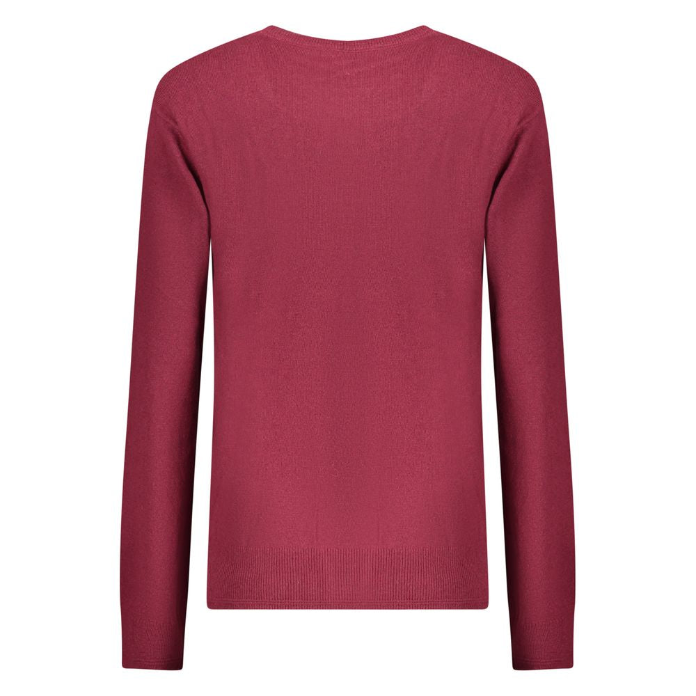 Roter Polyamid-Damenpullover