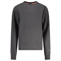 Black Cotton Women Sweatshirt