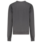 Black Cotton Women Sweatshirt