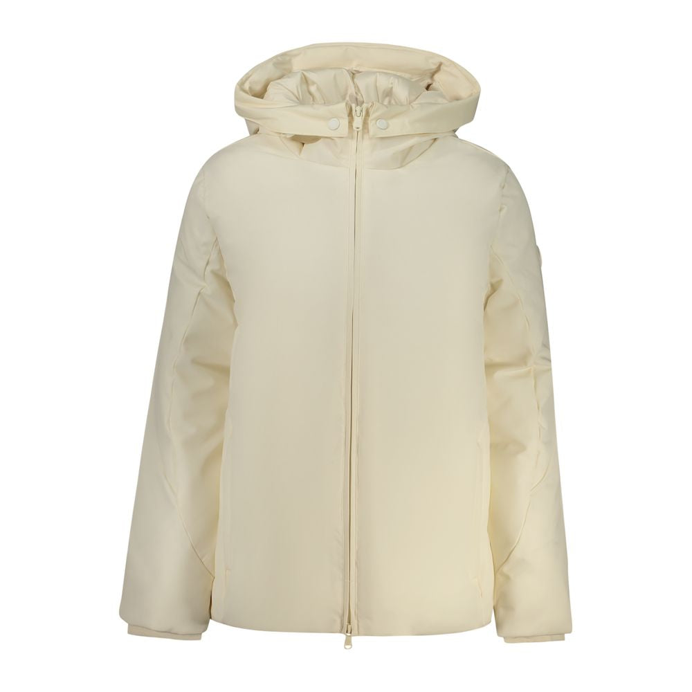 Weiße Damenjacke aus Polyester