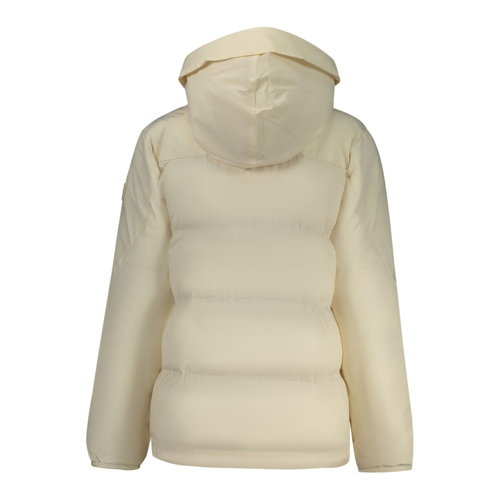 Weiße Damenjacke aus Polyester