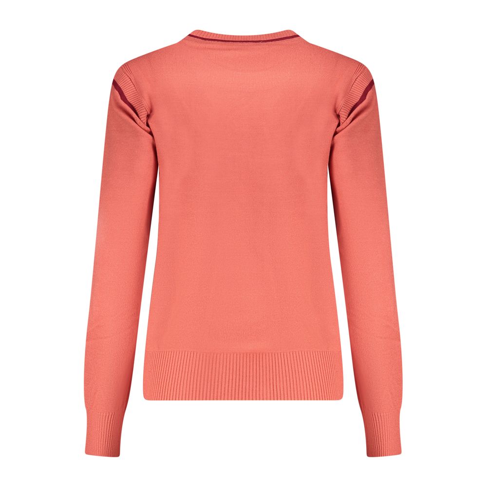 Roter Viskose Damenpullover