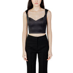 Black Polyester Top