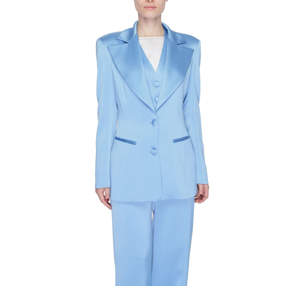Blauer Polyester-Blazer