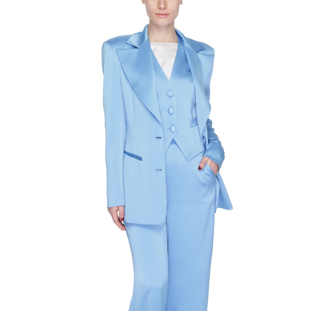 Blauer Polyester-Blazer