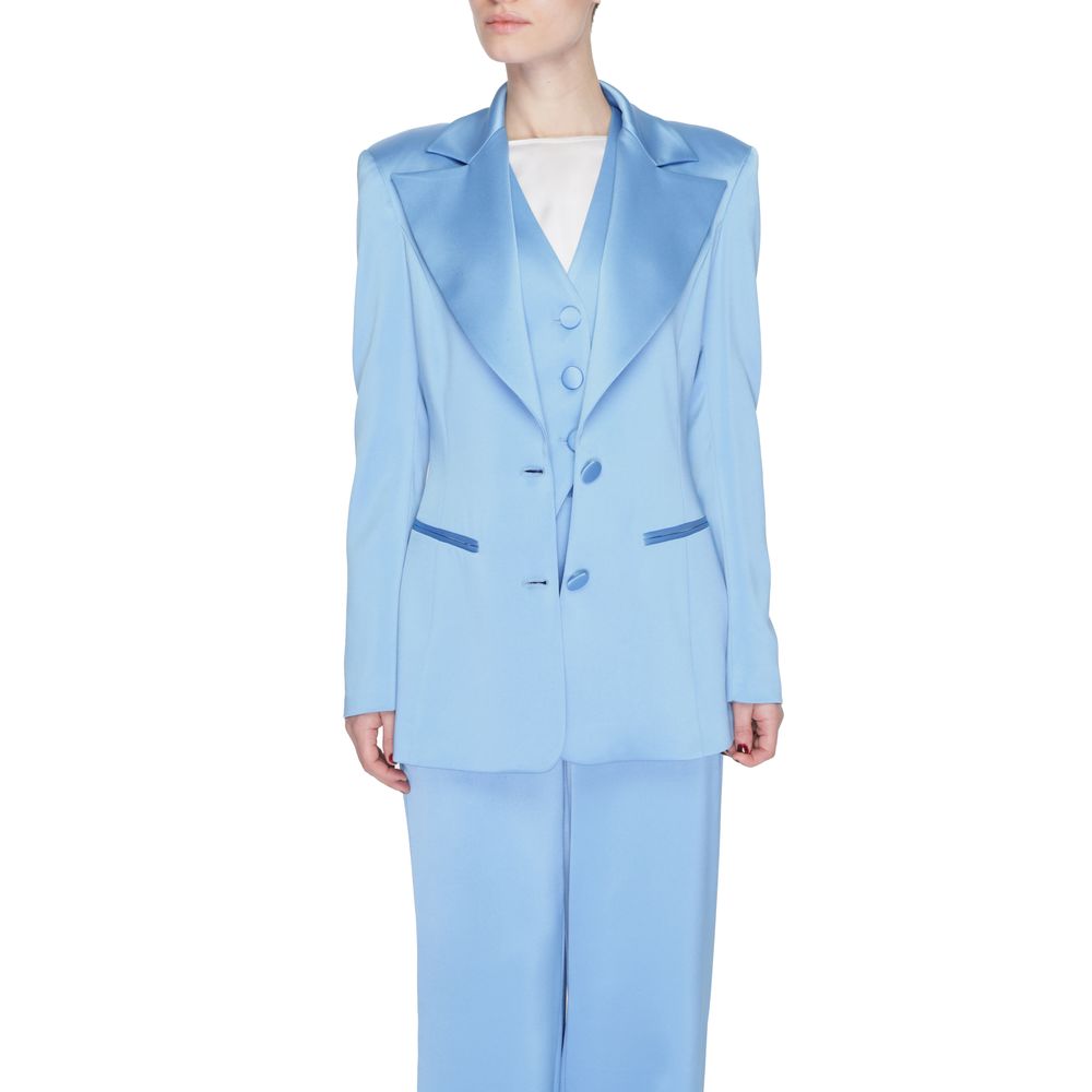 Blauer Polyester-Blazer