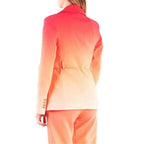 Oranger Polyester-Blazer