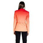 Oranger Polyester-Blazer