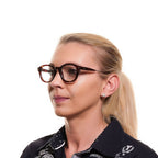 Braune Kunststoffbrille (Fassungen)